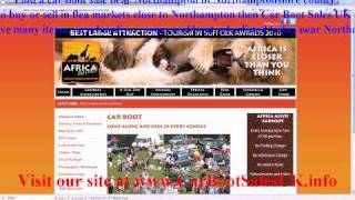 Car Boot Sales Northampton | Flea Market Sites Northamptonshire