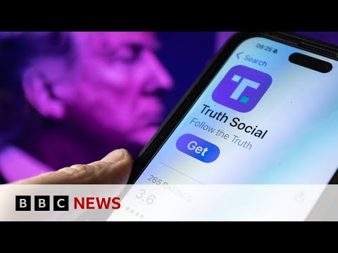 Donald Trump media firm soars in stock market debut | BBC News