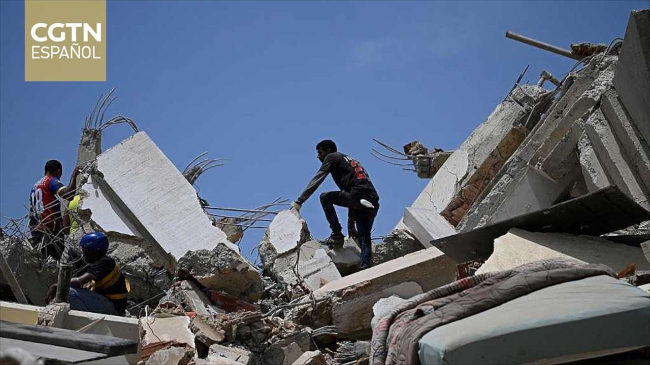 Presidenta encargada de Venezuela visita zona afectada por terremotos