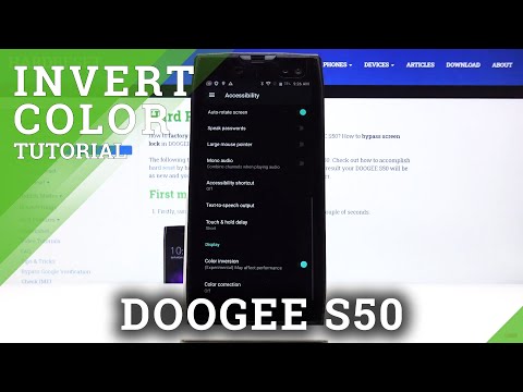 How to Invert Display Colors in DOOGEE S50 – Color Inversion