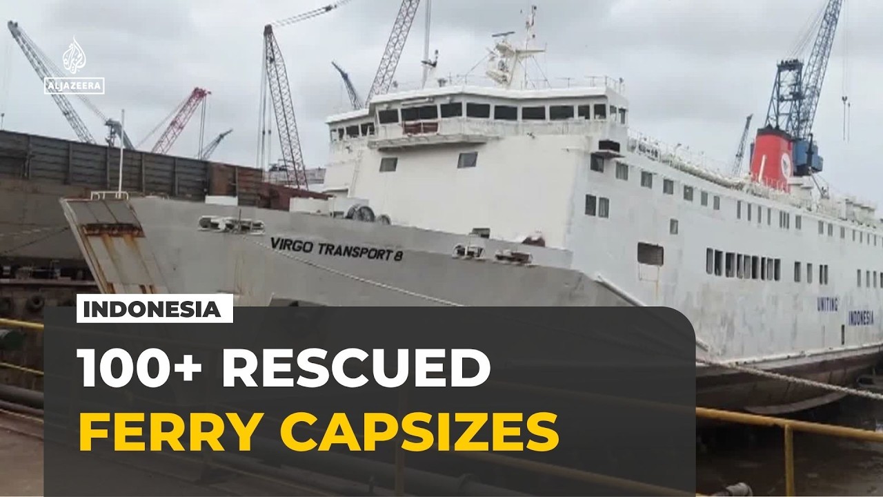 Indonesia ferry capsizes in Java Sea, at least 100 rescued