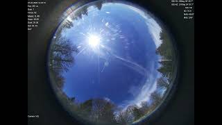 2026-04-07 All sky camera capture from Poiana Rusca Mountains, Romania