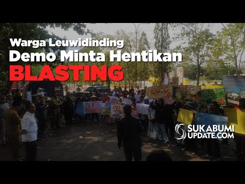 Video: Warga Leuwidinding Demo Minta Hentikan Blasting