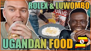 Rolex and Luwombo Ugandan Food #uganda #kampala