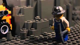 Конструктор Лего Сити шахта беспредел на прииске Lego City Лего Город