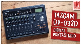 Video thumbnail for Tascam DP-03SD Digital Portastudio - multitrack recorder demo by Artbooks Reviewed
