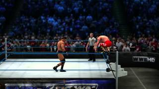 Yoshi Tatsu hits his finisher in WWE 13 (Official)
