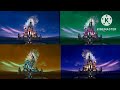 Walt Disney Pictures Logo Quadparison 1