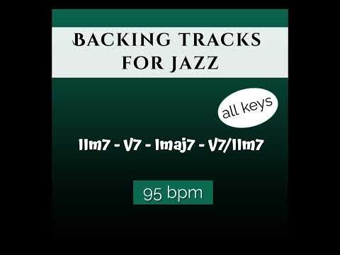 Backing tracks for jazz - Am7 D7 Gmaj7 E7 (95bpm)