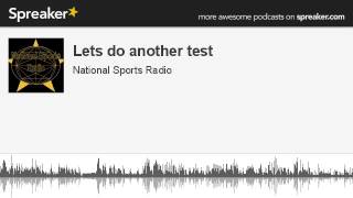 Lets do another test (made with Spreaker)