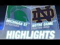 Michigan State vs Notre Dame | 2014-15 ACC.