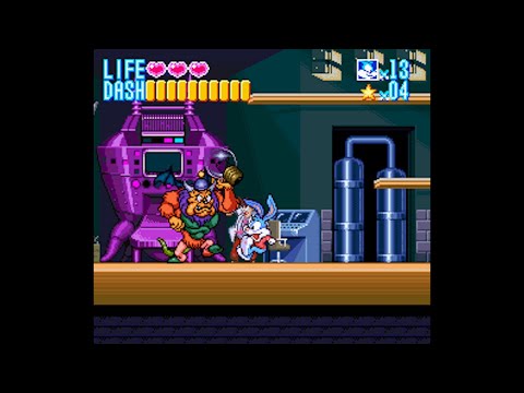 Tiny Toon Adventures (SNES): Buster Busts Loose!: Stage 3: Spook Mansion