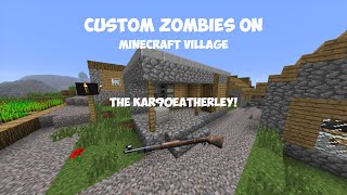 preview picture of video ''Kar90Eatherley!' Call of Duty World at War | Custom Zombies | Minecraft Village'