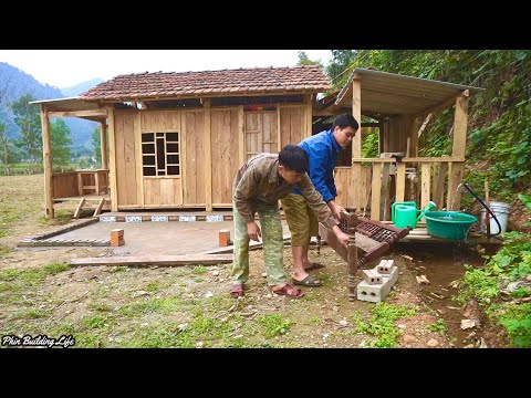 Ep.131-Tile the yard and renovate the old bed/Phin Building Life
