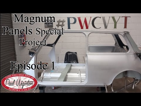 Building Magnum Panels' Brand New Mk1 Mini Bodyshell For Showcase Exhibition in NEC | Ep1/2
