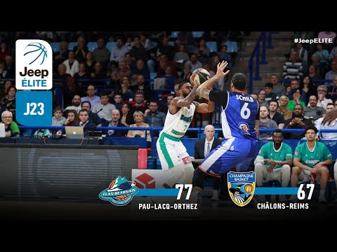 Pau-Lacq-Orthez vs Châlons-Reims | J23 Jeep® ÉLITE - 23 mars 2019