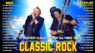 Classic Rock Songs 70s 80s 90s🔥ACDC, Queen, Aerosmith, Metallica, Nirvana, Guns N Roses, Bon Jovi