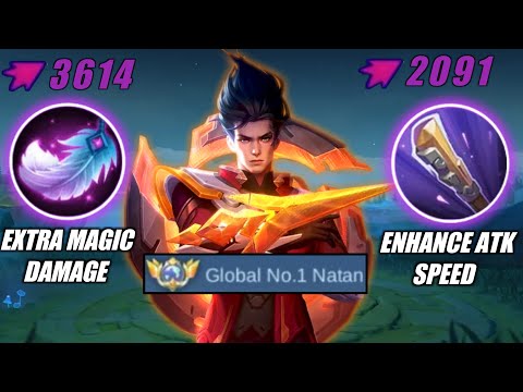 WHEN TOP 1 GLOBAL NATAN ABUSING TOO MUCH DAMAGE IN MYTHICAL GLORY🔥