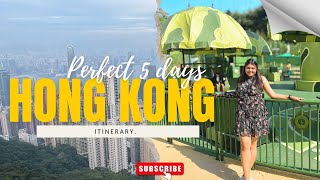 5-day Hong Kong itinerary | Budget Itinerary for First-Time Visitors