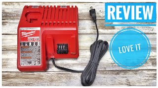 REVIEW Milwaukee Combo Battery Charger M12 & M18 Lithium Ion Batteries RED / GREEN LIGHT MEANING