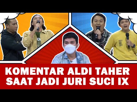 Inilah Sejumlah Komentar Aldi Taher ketika Di-roasting Komika SUCI IX