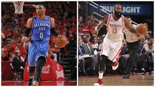 James Harden - Houston Rockets - Russell Westbrook - Oklahoma City Thunder