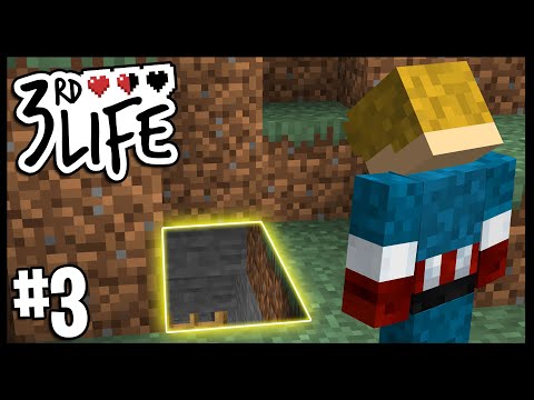 I FOUND SOMEONE'S SECRET HIDEOUT.. | Minecraft 3rd Life SMP | #3