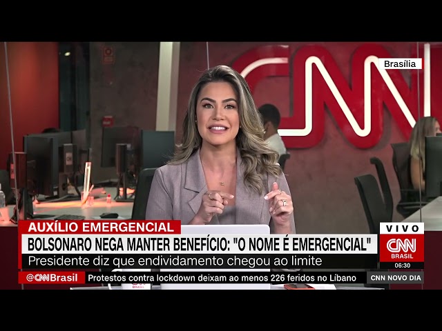 Continuidade do auxílio emergencial quebraria o Brasil, diz Bolsonaro