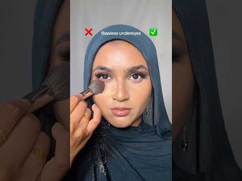 setting powder under eye tutorial #settingpowder #lauramercier #makeuptutorial