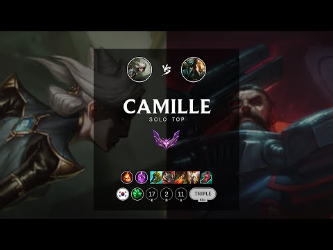 Camille Top vs Gangplank - KR Master Patch 12.16