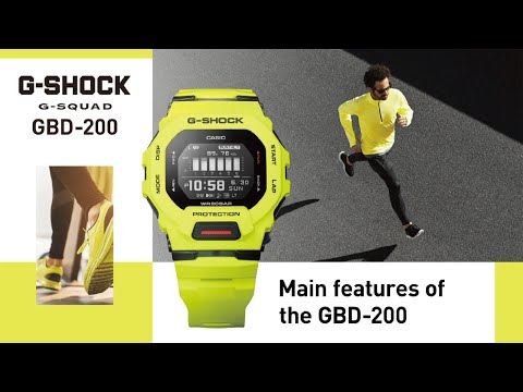 Laikrodis Casio G-SHOCK GBD-200-1ER video