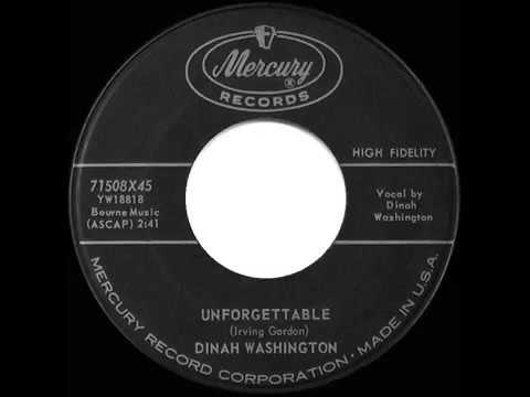 1959 HITS ARCHIVE  Unforgettable   Dinah Washington