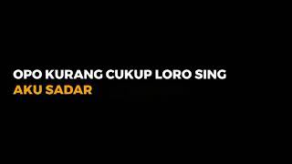 Download lagu nyapo sliramu bali maneh neng uripku(biasa tanpo awakmu)#mentahanlirikmusik #overlay mp3