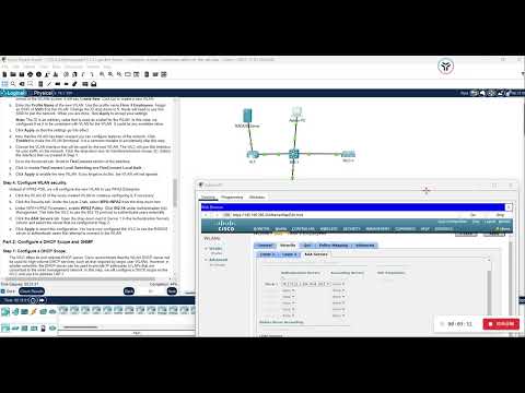 13.3.12 packet tracer Configure a WPA2 Enterprise WLAN on the WLC
