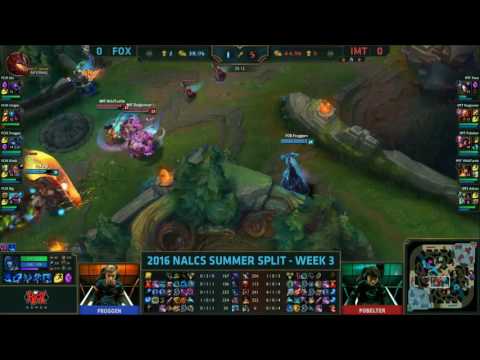 LoL Highlights FOX vs IMT Game 1   LCS NA Summer 2016 19 06 2016   Echo Fox vs Immortals