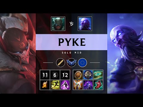 Pyke Mid vs Ryze - EUW Diamond Patch 25.09