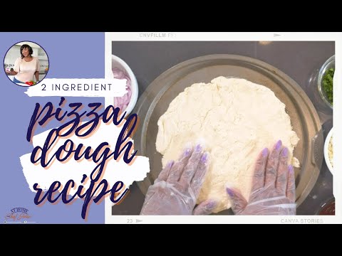 How to Make Homemade Pizza Dough | Only 2 Ingredients | At Home with Chef Jolie