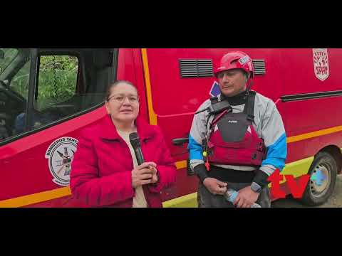 En medio de la tr4gedia una mujer bombero de Zamora, hace historia