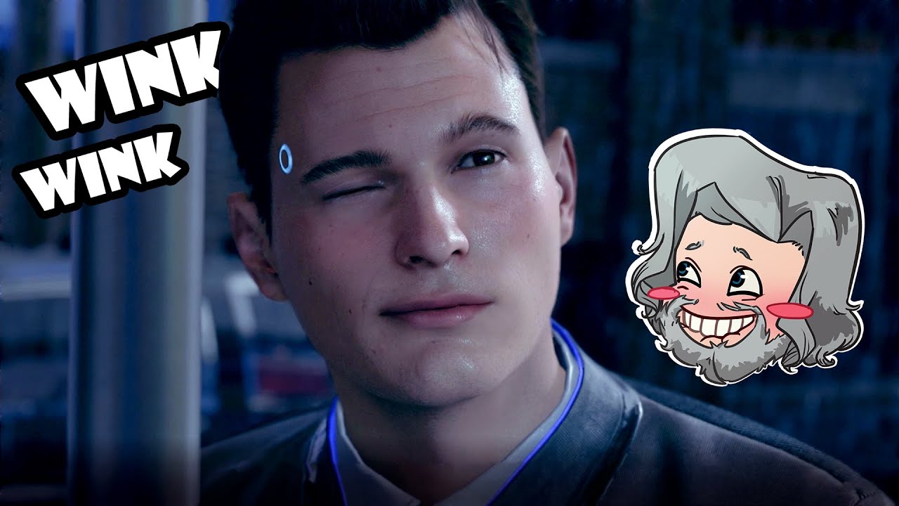 HANK CAN'T RESIST CONNOR | Detroit Become Human funny moments #shorts