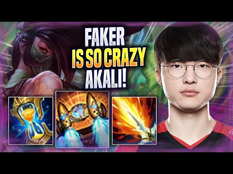 FAKER IS SO CRAZY WITH AKALI! - T1 Faker Plays Akali MID vs Azir! | Season 2022