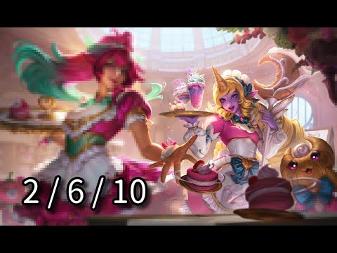 [LOL][SR] Soraka ソラカ vs Morgana モルガナ bot support 2/6/10