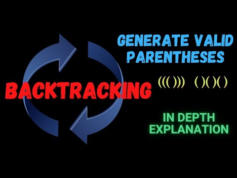 Generate Valid Parentheses According to Given Number | Backtracking Tutorial