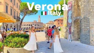 Verona, Italy - Playground of Juliet - Walking Tour 4K HDR 60fps