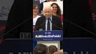 Wybory parlamentarne 2023. Kaczyński nazwał Tuska "ryżym" i "wrogiem narodu"