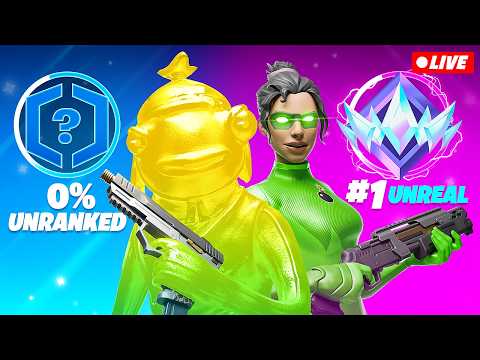 LIVE 🔴 FORTNITE RELOAD UNRANKED TO UNREAL SPEEDRUN!
