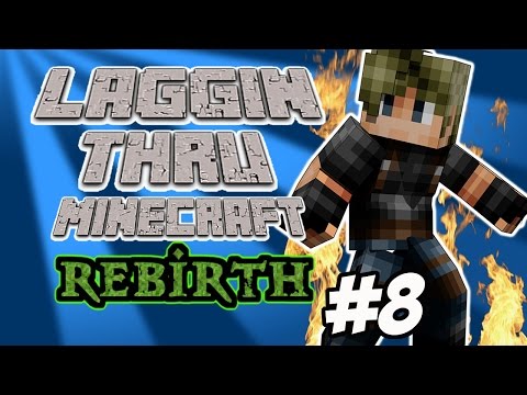 Laggin24x - Laggin Thru Minecraft:Rebirth, Ep8 :Castle Siege, Necromancer Boss!!