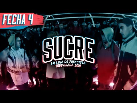 VOLPE VS NOODLE VS BNR VS ZERO  - OCTAVOS - FECHA 4 - SUCRE LA LIGA DE FREESTYLE 2019