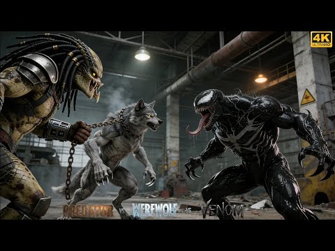PREDATOR vs WEREWOLF vs VENOM – Monster Clash in 4K (4K FULL MOVIE)