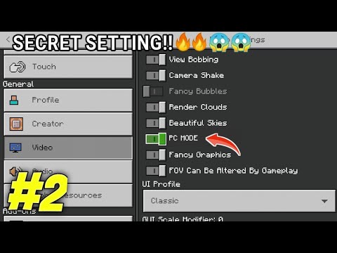 Cyber Gaming - SECRET Settings In Minecraft For LOOK Like Pc!