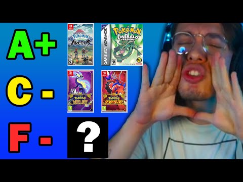 Ho VALUTATO tutti i GIOCHI POKÉMON e POKÉMON SCARLATTO e VIOLETTO NON SONO I PEGGIORI - Tier List
